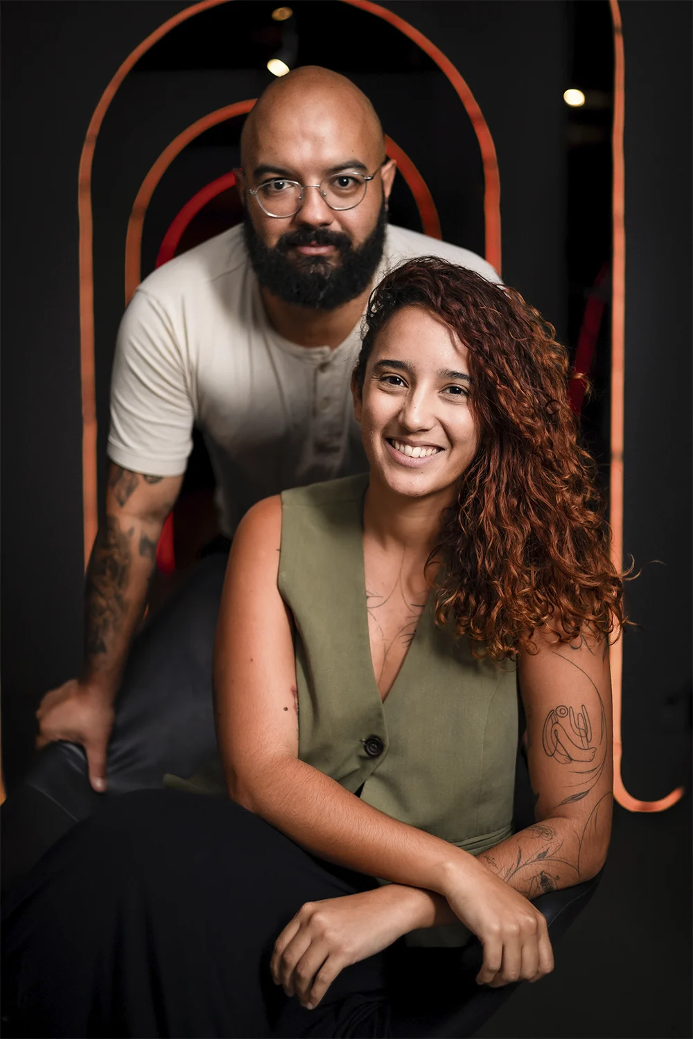 Kelly Tavares e Jonathan - Fundadores KTF Estúdio